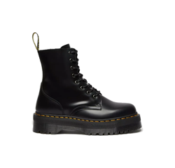 DR MARTENS 15265001 JADON BLACK POLISHED SMOOTH PLATFORM